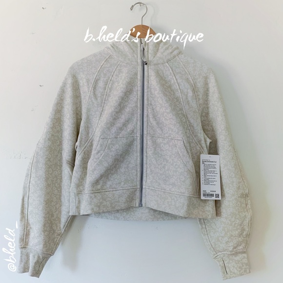 lululemon Scuba Oversized Full-Zip Hoodie Daisy Vista Light Ivory Size XS/S NWT - Picture 1 of 15
